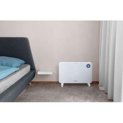 Sencor - Αερόθερμο με οθόνη LCD και θερμοστάτη 750W/1500W/230V IP24