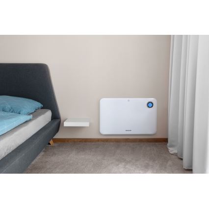 Sencor - Αερόθερμο με οθόνη LCD και θερμοστάτη 750W/1500W/230V IP24