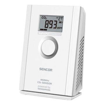 Sencor - Ανιχνευτής μονοξειδίου του άνθρακα 5V/3xAA 2000 mAh