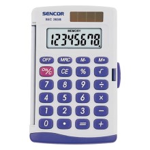 Sencor - Αριθμομηχανή τσέπης 1xLR41 λευκό/μπλε
