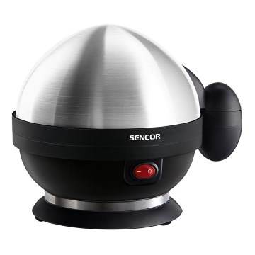 Sencor - Αυγοθήκη 320-380W/230V μαύρο/ματ χρώμιο