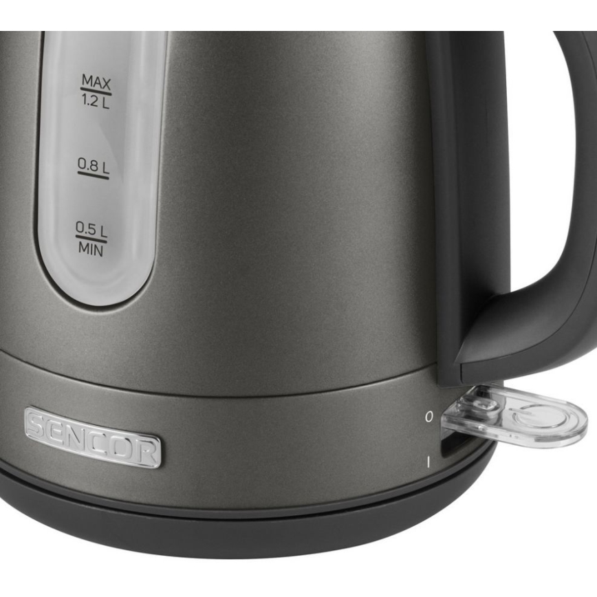 Sencor - Βραστήρας 1,2 l 2150W/230V ανθρακί