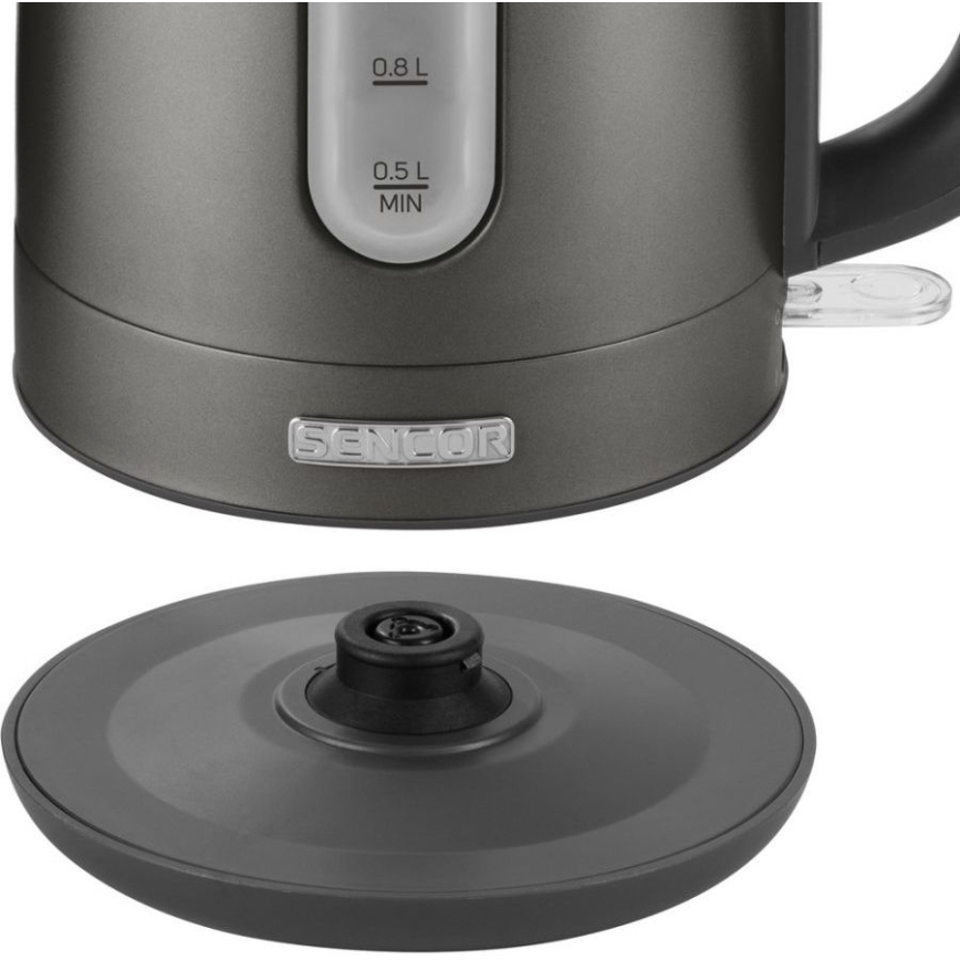 Sencor - Βραστήρας 1,2 l 2150W/230V ανθρακί