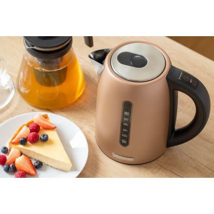 Sencor - Βραστήρας με θερμορύθμιση 1,7 λτ 2150W/230V καφέ