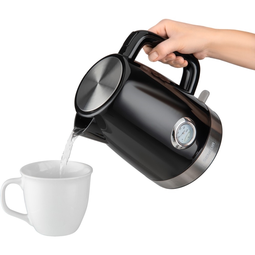 Sencor - Βραστήρας 1,7 l 2150W/230V μαύρο