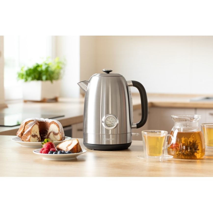 Sencor - Βραστήρας 1,7 l 2200W/230V από ανοξείδωτο ατσάλι