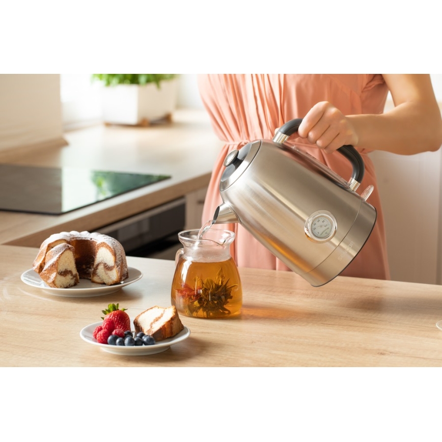 Sencor - Βραστήρας 1,7 l 2200W/230V από ανοξείδωτο ατσάλι