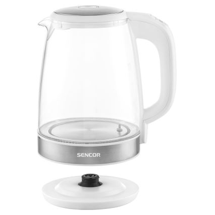 Sencor - Βραστήρας με θερμορύθμιση 2 l 2200W/230V λευκό