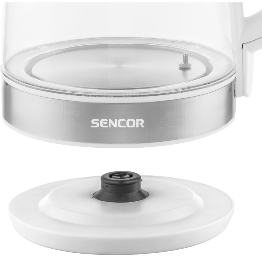Sencor - Βραστήρας με θερμορύθμιση 2 l 2200W/230V λευκό