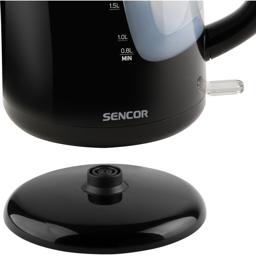 Sencor - Βραστήρας 2,5 l 2200W/230V μαύρο