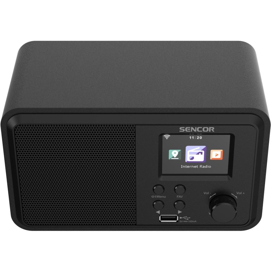 Sencor - Διαδικτυακό ραδιόφωνο 4W/5V Wi-Fi με τηλεχειριστήριο