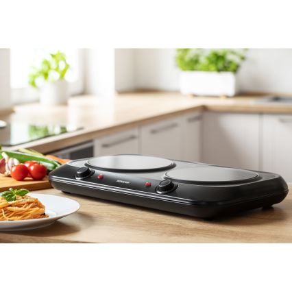 Sencor - Διπλή επιτραπέζια κεραμική εστία 2400W/230V
