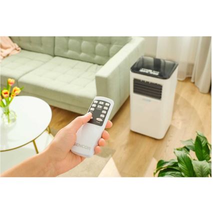 Sencor - Έξυπνο φορητό κλιματιστικό 3σε1, με πλήρη αξεσουάρ 805W/230V 8000 BTU Wi-Fi + τηλεχειριστήριο