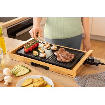 Sencor - Επιτραπέζια ηλεκτρική ψησταριά 1800W/230V μπαμπού