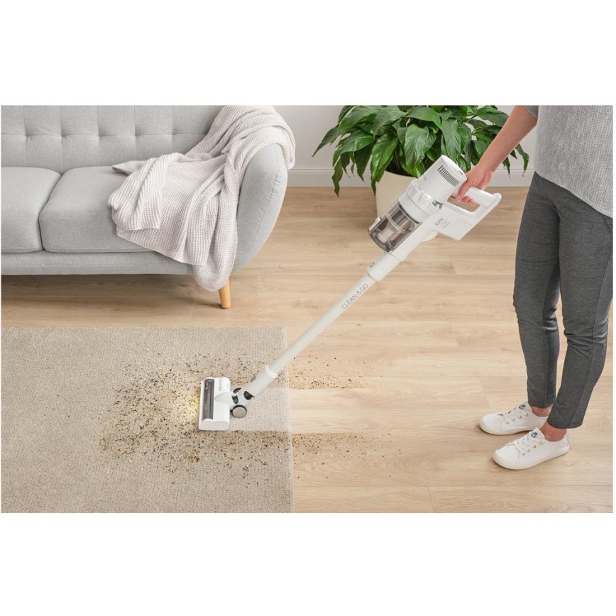 Sencor - Επαναφορτιζόμενη Σκούπα Stick 2σε1 250W/2200 mAh λευκό