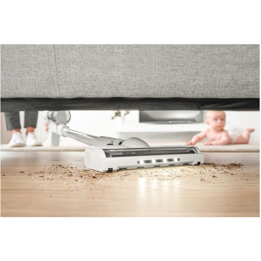Sencor - Επαναφορτιζόμενη Σκούπα Stick 2σε1 250W/2200 mAh λευκό