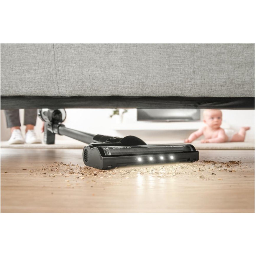 Sencor - Επαναφορτιζόμενη Σκούπα Stick 2σε1 250W/2200 mAh μαύρο