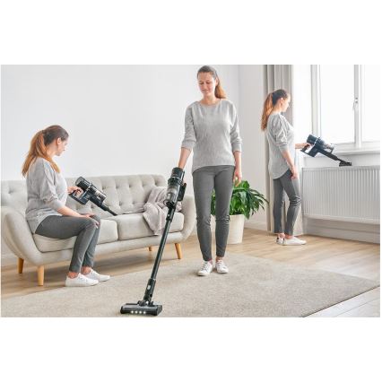 Sencor - Επαναφορτιζόμενη Σκούπα Stick 2σε1 250W/2200 mAh μαύρο