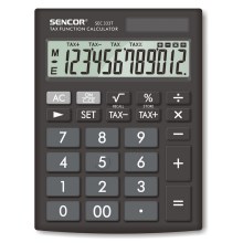 Sencor - Επιτραπέζια αριθμομηχανή 1xLR1130 μαύρο