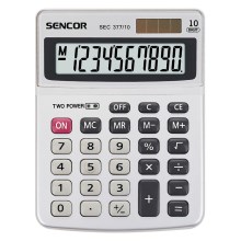 Sencor - Επιτραπέζια αριθμομηχανή 1xLR41 ασημί