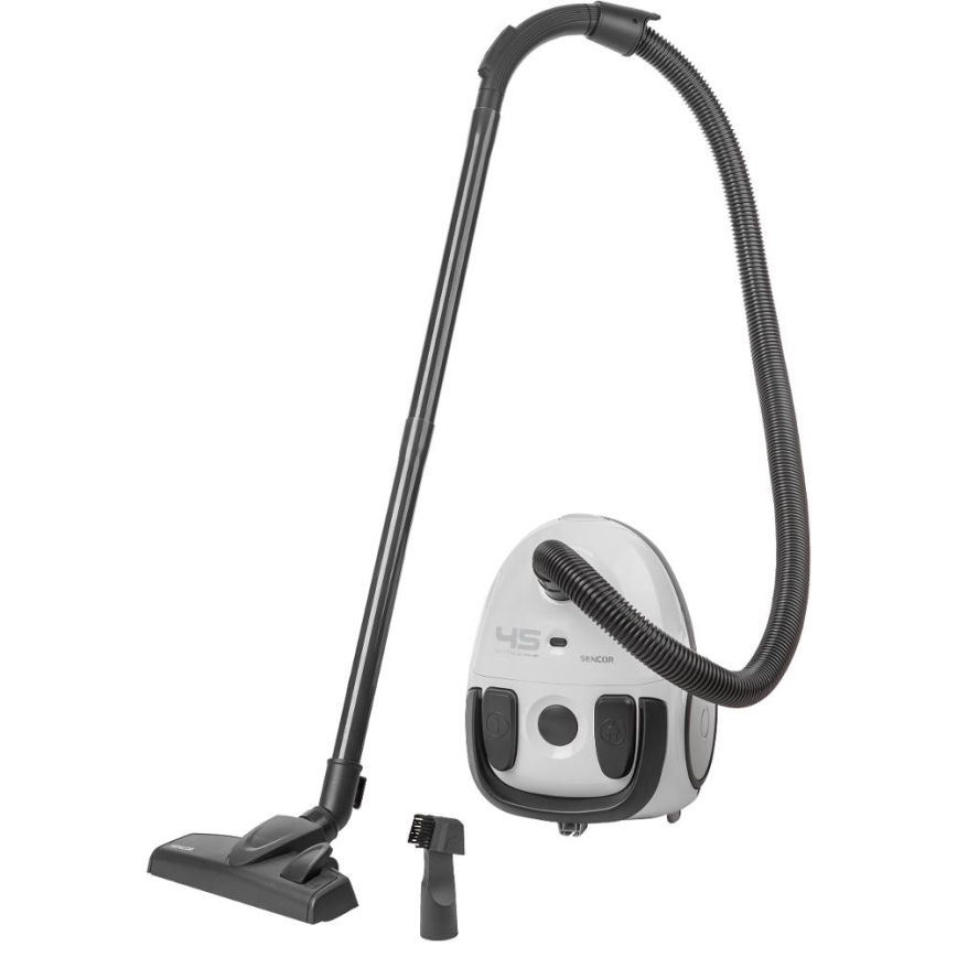 Sencor - Ηλεκτρική σκούπα με σακούλα 1,5 l 850W/230V λευκό
