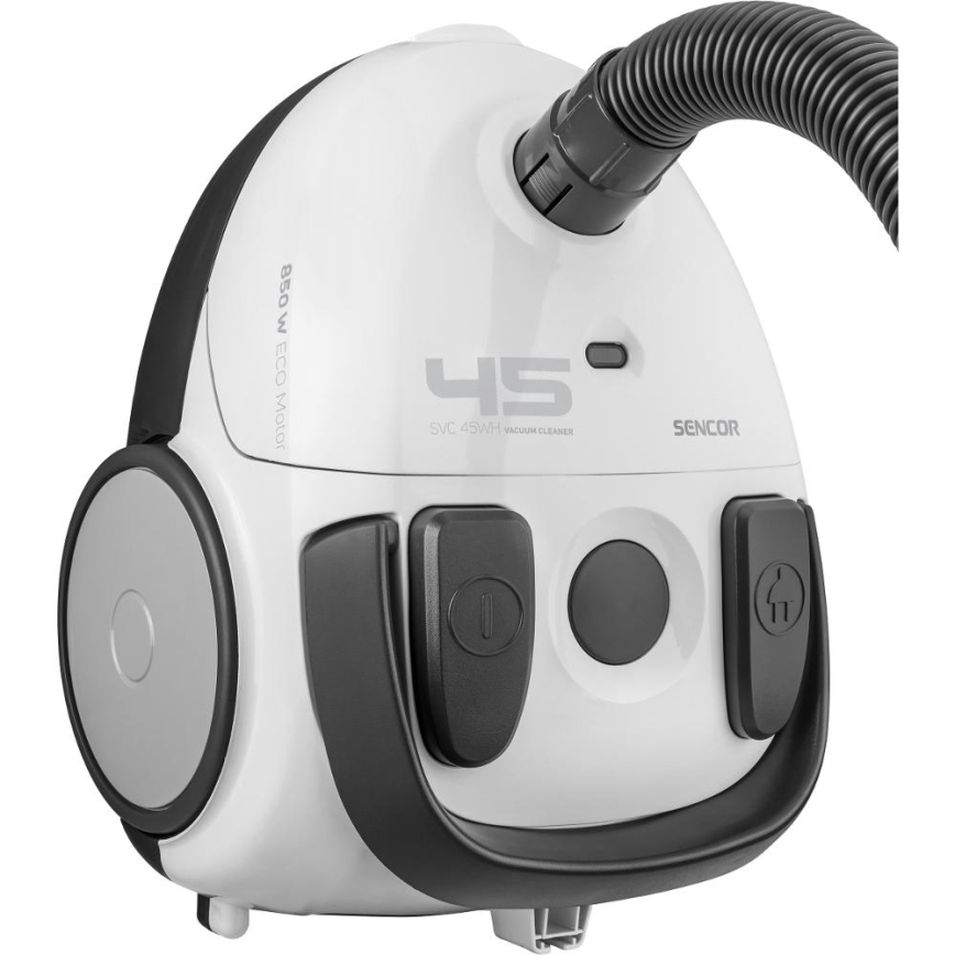Sencor - Ηλεκτρική σκούπα με σακούλα 1,5 l 850W/230V λευκό