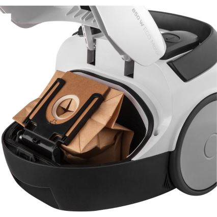 Sencor - Ηλεκτρική σκούπα με σακούλα 1,5 l 850W/230V λευκό