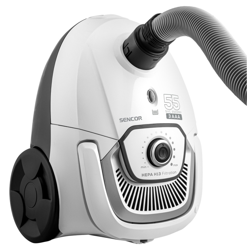 Sencor - Ηλεκτρική σκούπα με σακούλα 2 l 700W/230V λευκό