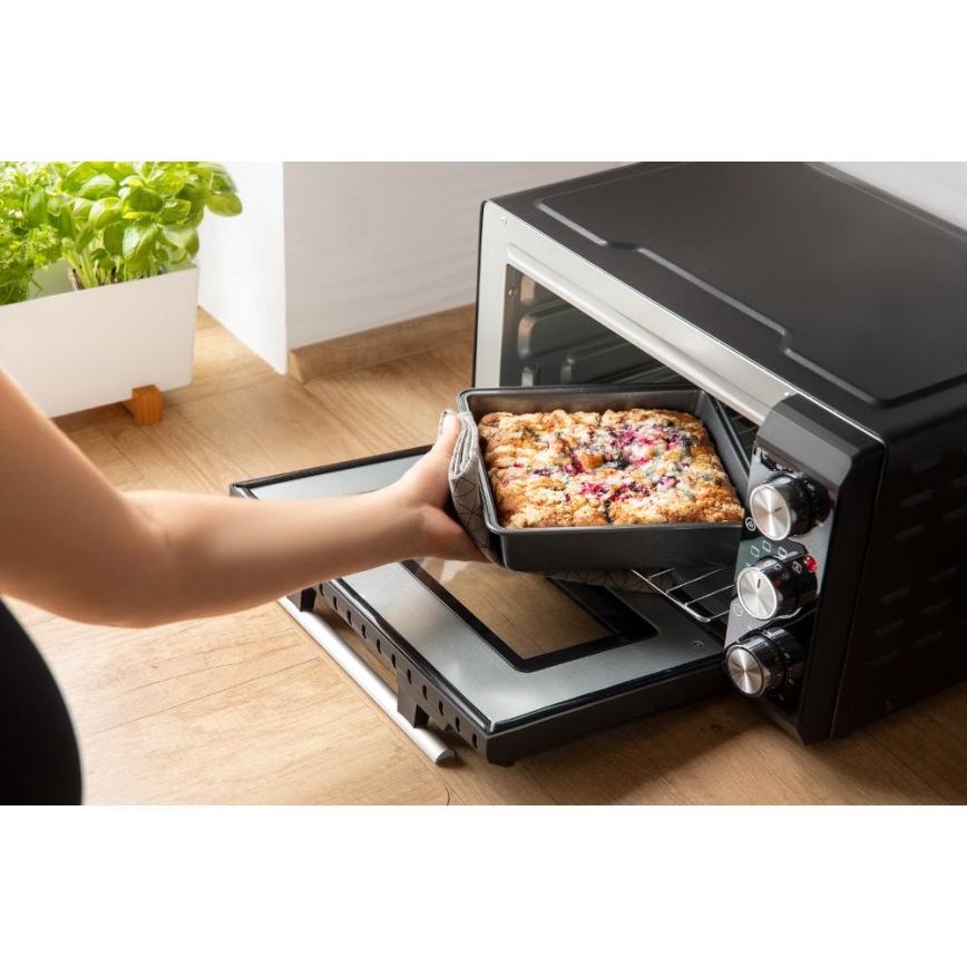 Sencor - Ηλεκτρικός φούρνος 20 l 1650W/230V μαύρο