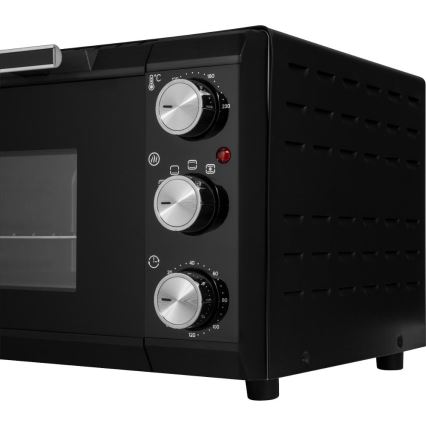 Sencor - Ηλεκτρικός φούρνος 20 l 1650W/230V μαύρο