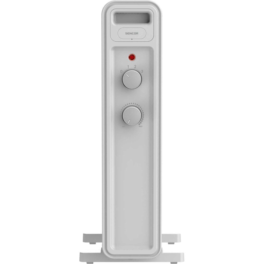 Sencor - Θερμαντήρας λαδιού με 7 πτερύγια 600/900/1500W/230V λευκό