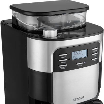 Sencor - Καφετιέρα φίλτρου 1,5 λ με οθόνη LCD 900W/230V
