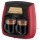 Sencor -  Καφετιέρα φίλτρου με δυο γυάλινα φλυτζάνια 500W/230V κόκκινο/μαύρο