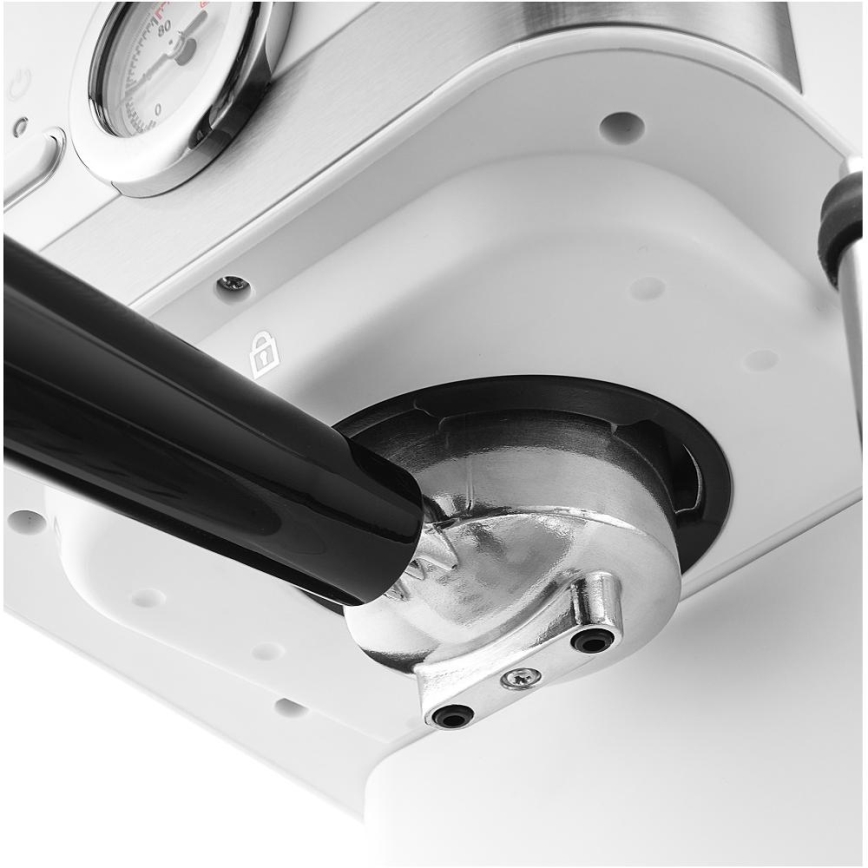 Sencor - Μηχανή εσπρέσο με μοχλό 1050W/230V λευκή/ματ χρώμιο