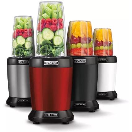 Sencor - Μπλέντερ Nutri Smoothie 1000W/230V κόκκινο