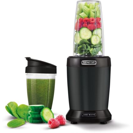 Sencor - Μπλέντερ Nutri Smoothie 1000W/230V μαύρο