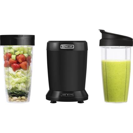 Sencor - Μπλέντερ Nutri Smoothie 1000W/230V μαύρο