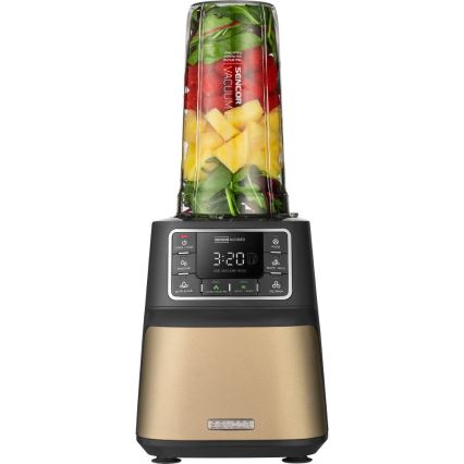 Sencor - Μπλέντερ κενού αέρος 1500W/230V χρυσαφί