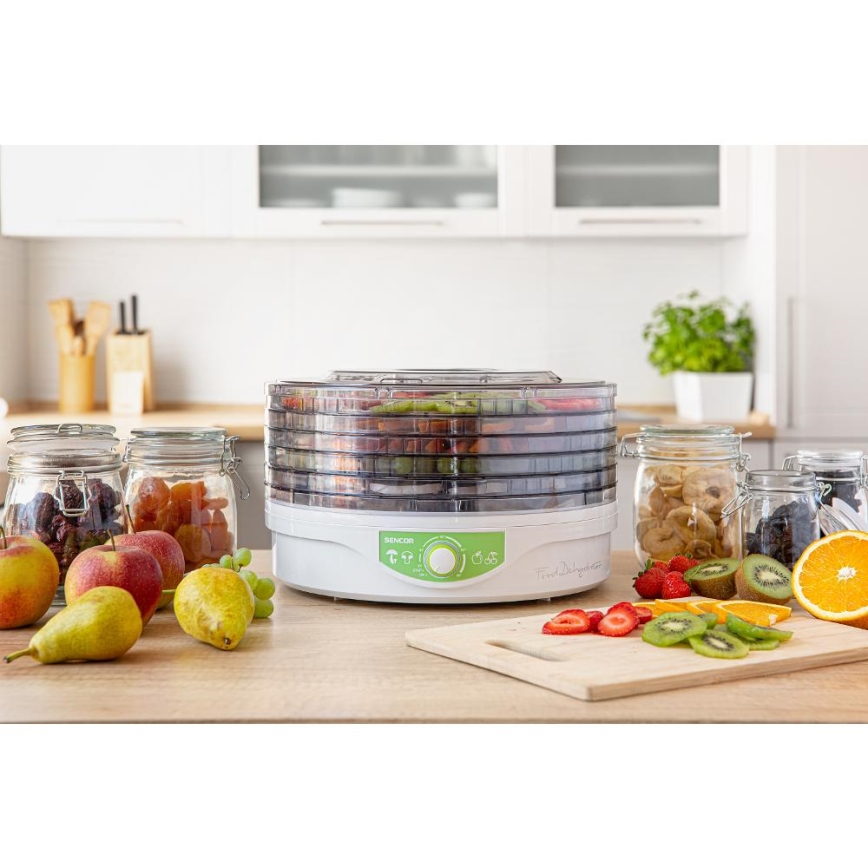 Sencor - Ξηραντήρας τροφίμων με θερμορύθμιση 250W/230V