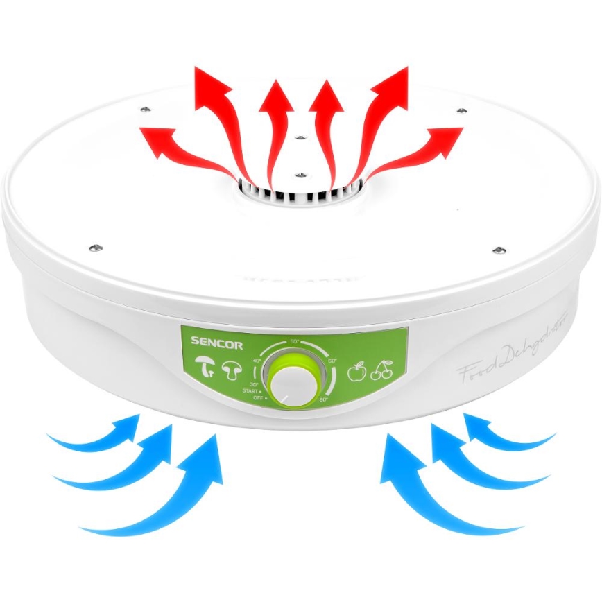 Sencor - Ξηραντήρας τροφίμων με θερμορύθμιση 250W/230V