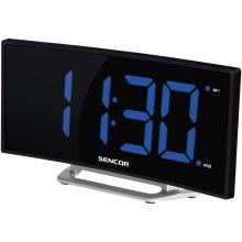 Sencor - Ξυπνητήρι με οθόνη LED 1,5W/1xCR2032/5V μαύρο