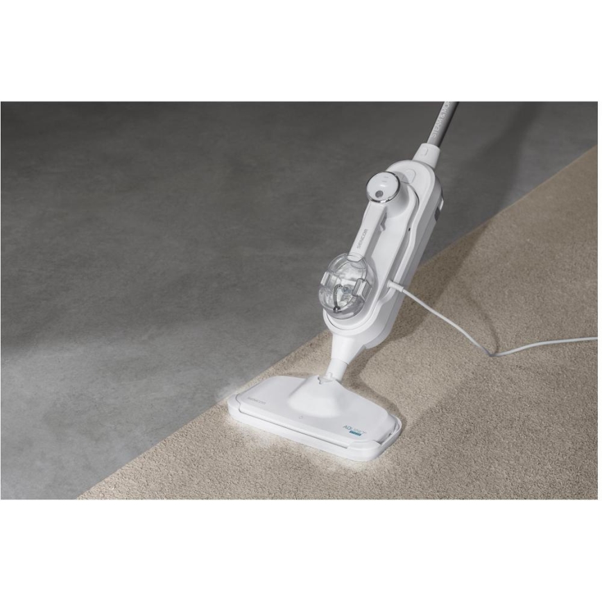 Sencor - Πολυλειτουργική ατμοκαθαριστής 2 σε 1 1500W/230V IPX4 λευκός