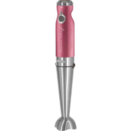 Sencor - Ραβδομπλέντερ  4σε1 1200W/230V ανοξείδωτο ατσάλι/ροζ