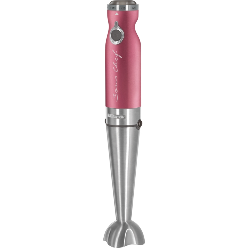 Sencor - Ραβδομπλέντερ  4σε1 1200W/230V ανοξείδωτο ατσάλι/ροζ