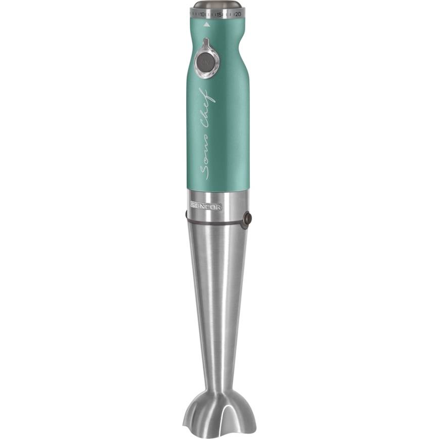 Sencor - Ραβδομπλέντερ 4σε1 1200W/230V ανοξείδωτο ατσάλι/τιρκουάζ
