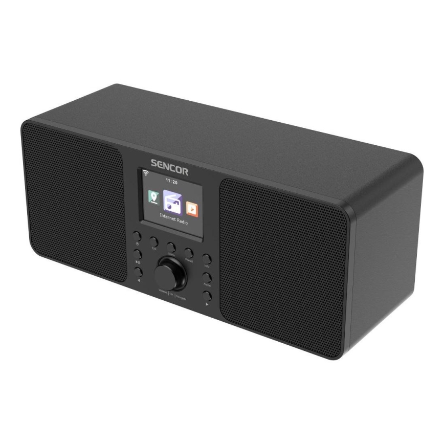 Sencor - Ραδιόφωνο ρεύματος 20W/5V Wi-Fi + τηλεχειριστήριο