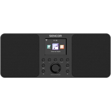 Sencor - Ραδιόφωνο ρεύματος 20W/5V Wi-Fi + τηλεχειριστήριο