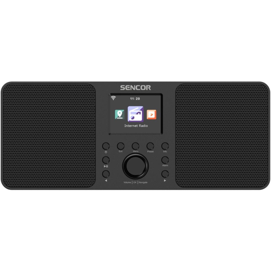 Sencor - Ραδιόφωνο ρεύματος 20W/5V Wi-Fi + τηλεχειριστήριο