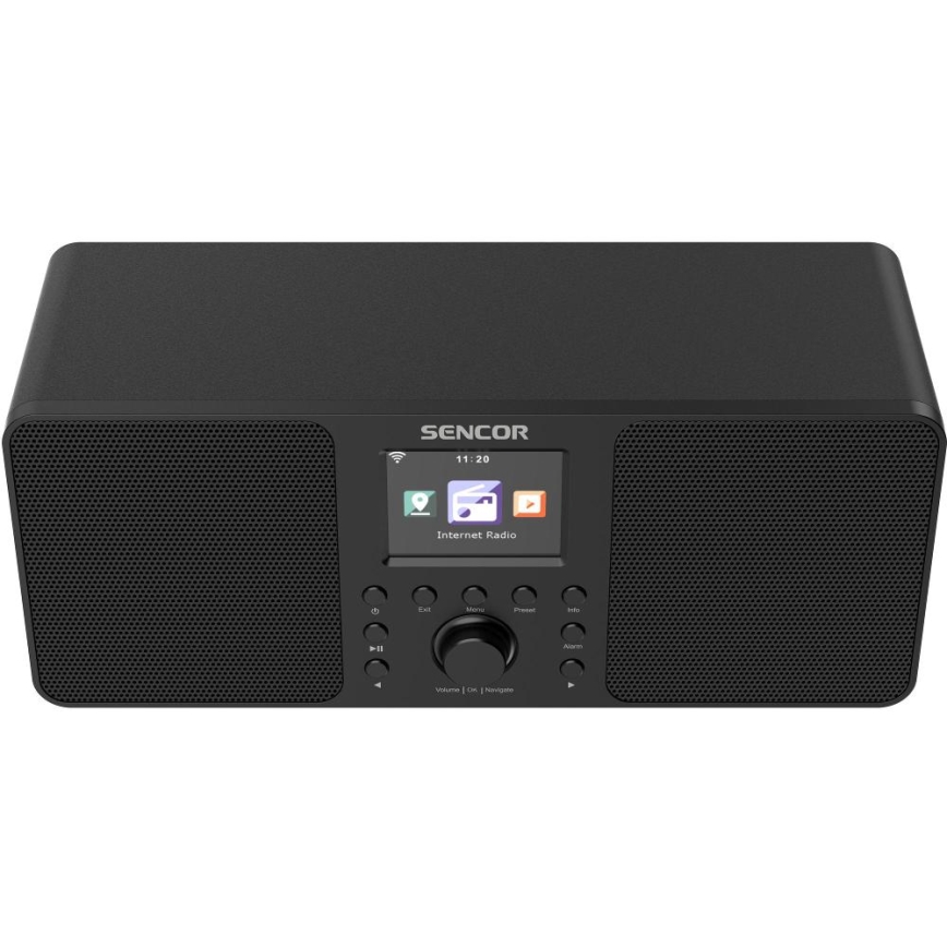 Sencor - Ραδιόφωνο ρεύματος 20W/5V Wi-Fi + τηλεχειριστήριο