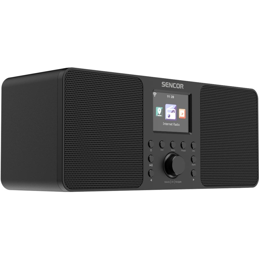 Sencor - Ραδιόφωνο ρεύματος 20W/5V Wi-Fi + τηλεχειριστήριο